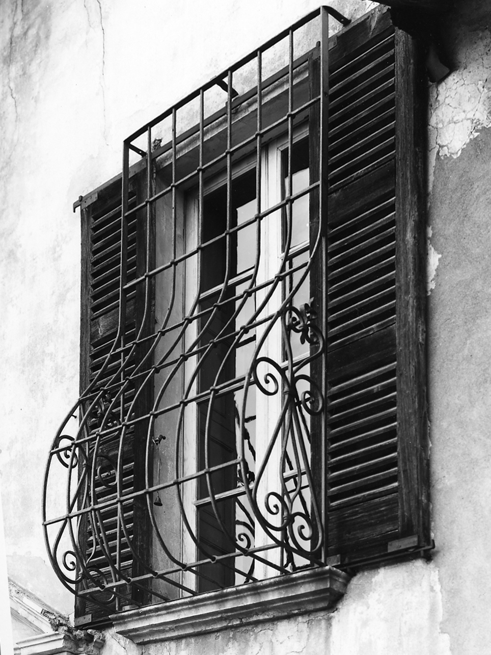 inferriata di finestra, serie - ambito mantovano (sec. XVII)