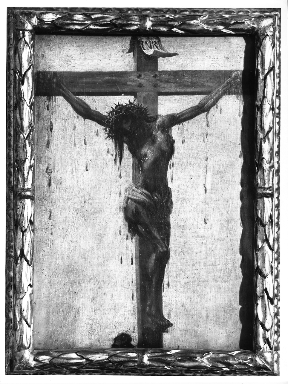 Cristo crocifisso (dipinto, opera isolata) - ambito lombardo (seconda metà sec. XVI)