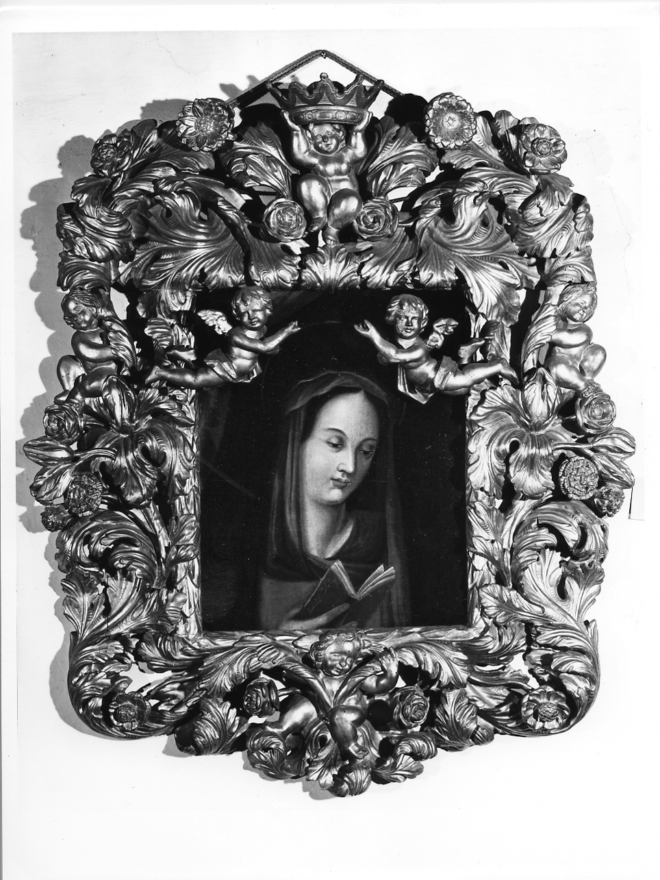 Madonna leggente (dipinto, opera isolata) - ambito lombardo (sec. XVI)