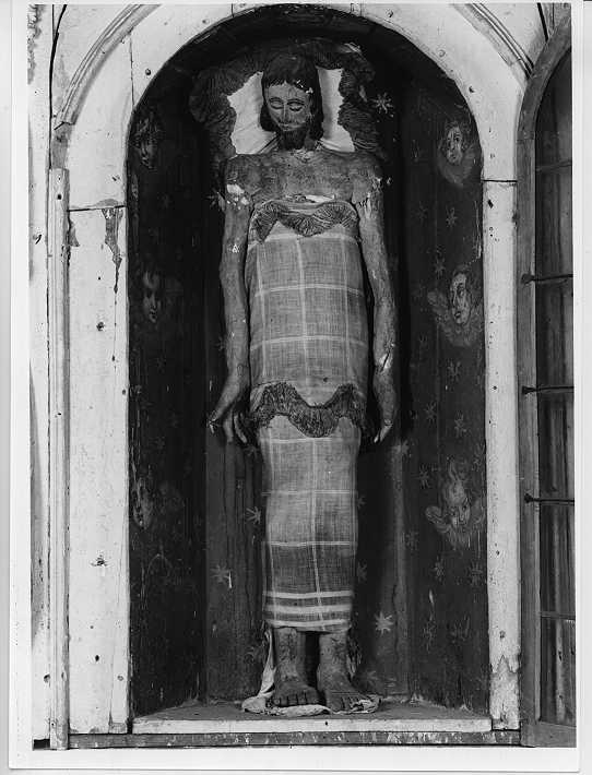 Cristo morto (scultura, opera isolata) - ambito italiano (sec. XVII)