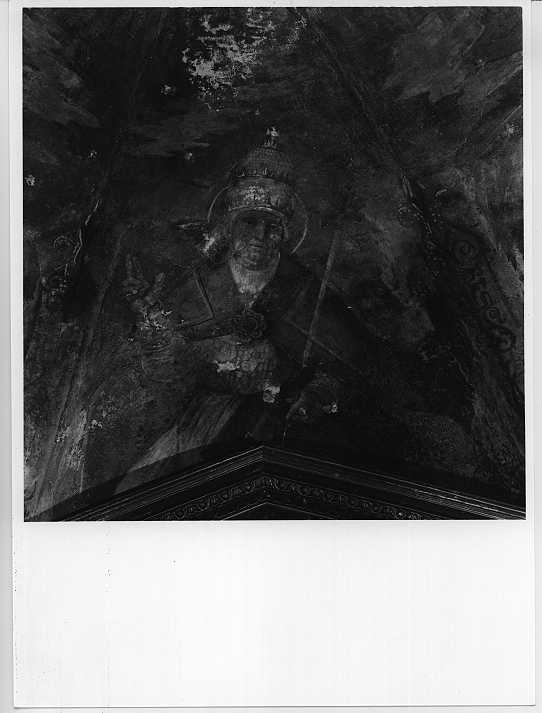 San Gregorio Magno (dipinto, elemento d'insieme) - ambito bresciano (metà sec. XVI)