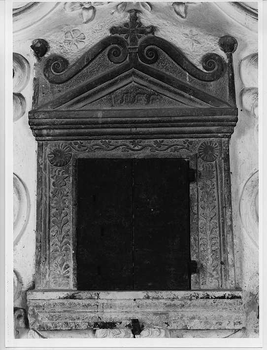 armadietto per oli santi, opera isolata - ambito bresciano (sec. XVI)