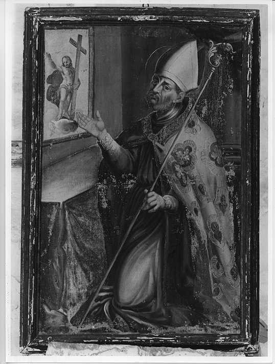 Santo vescovo (dipinto, opera isolata) - ambito bresciano (sec. XVIII)