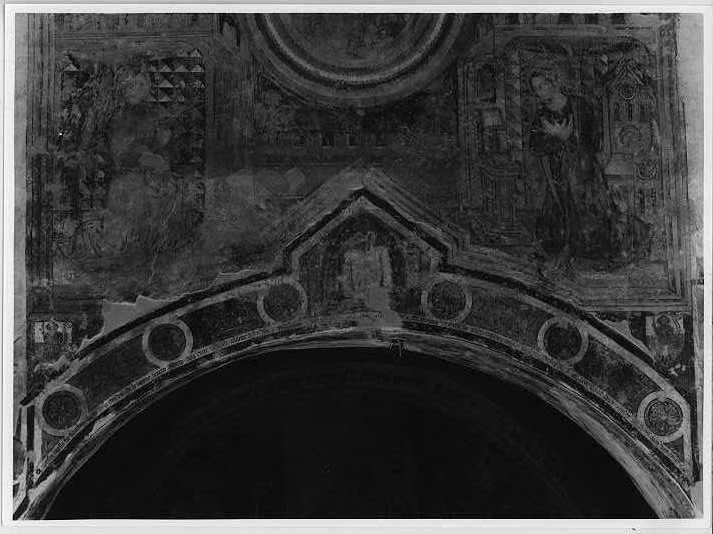 Annunciazione (dipinto, elemento d'insieme) - ambito bresciano (sec. XV)