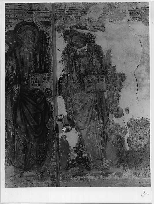 Santo apostolo (San Pietro?) (dipinto, elemento d'insieme) - ambito bresciano (fine sec. XV)