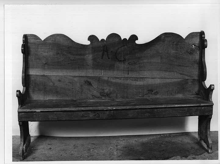 panca, opera isolata - ambito bresciano (sec. XVIII)