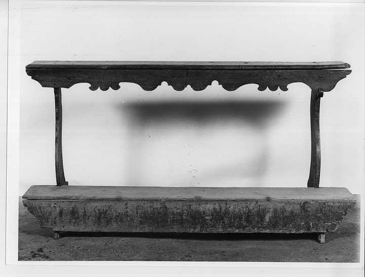 inginocchiatoio, opera isolata - ambito bresciano (sec. XVIII)