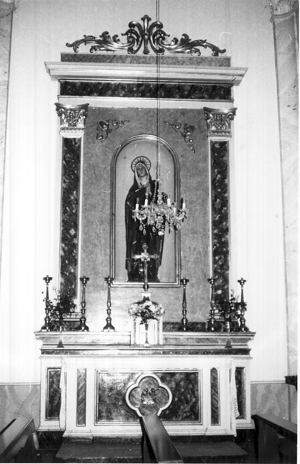 altare, elemento d'insieme - ambito italiano (inizio sec. XIX)