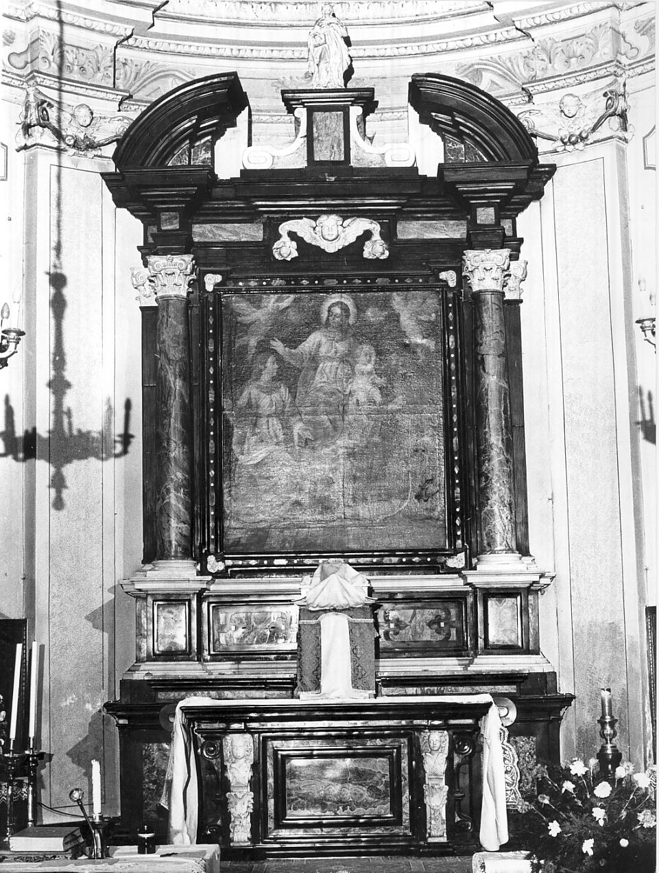 altare maggiore, insieme - ambito italiano (sec. XVII)