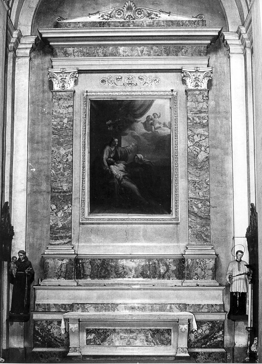 morte di San Giuseppe (dipinto, opera isolata) di Guadagnini Antonio (attribuito) (seconda metà sec. XIX)