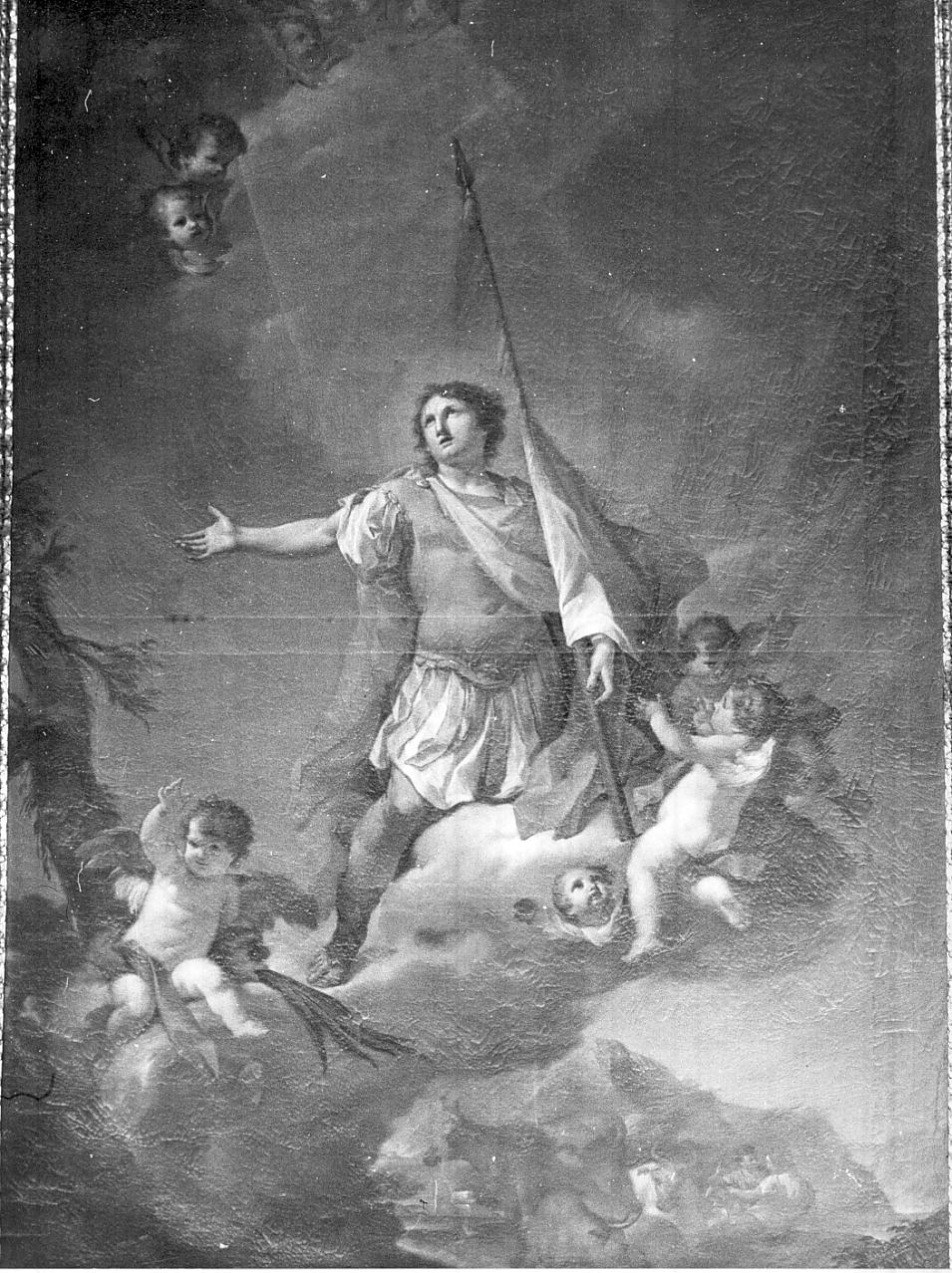 San Fermo (pala d'altare, opera isolata) di Cattaneo Santo detto Santino (attribuito) (sec. XIX)