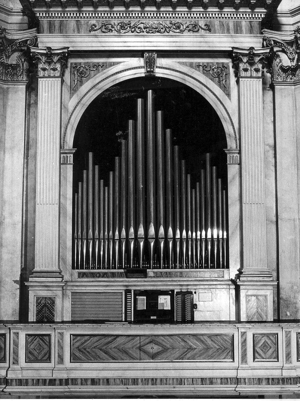 tribuna d'organo, insieme - ambito italiano (metà sec. XIX)