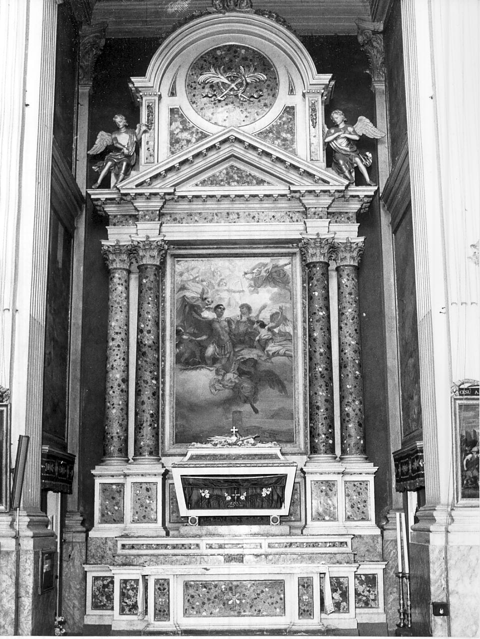 altare, insieme di Peduzzi bottega (attribuito) (sec. XIX)