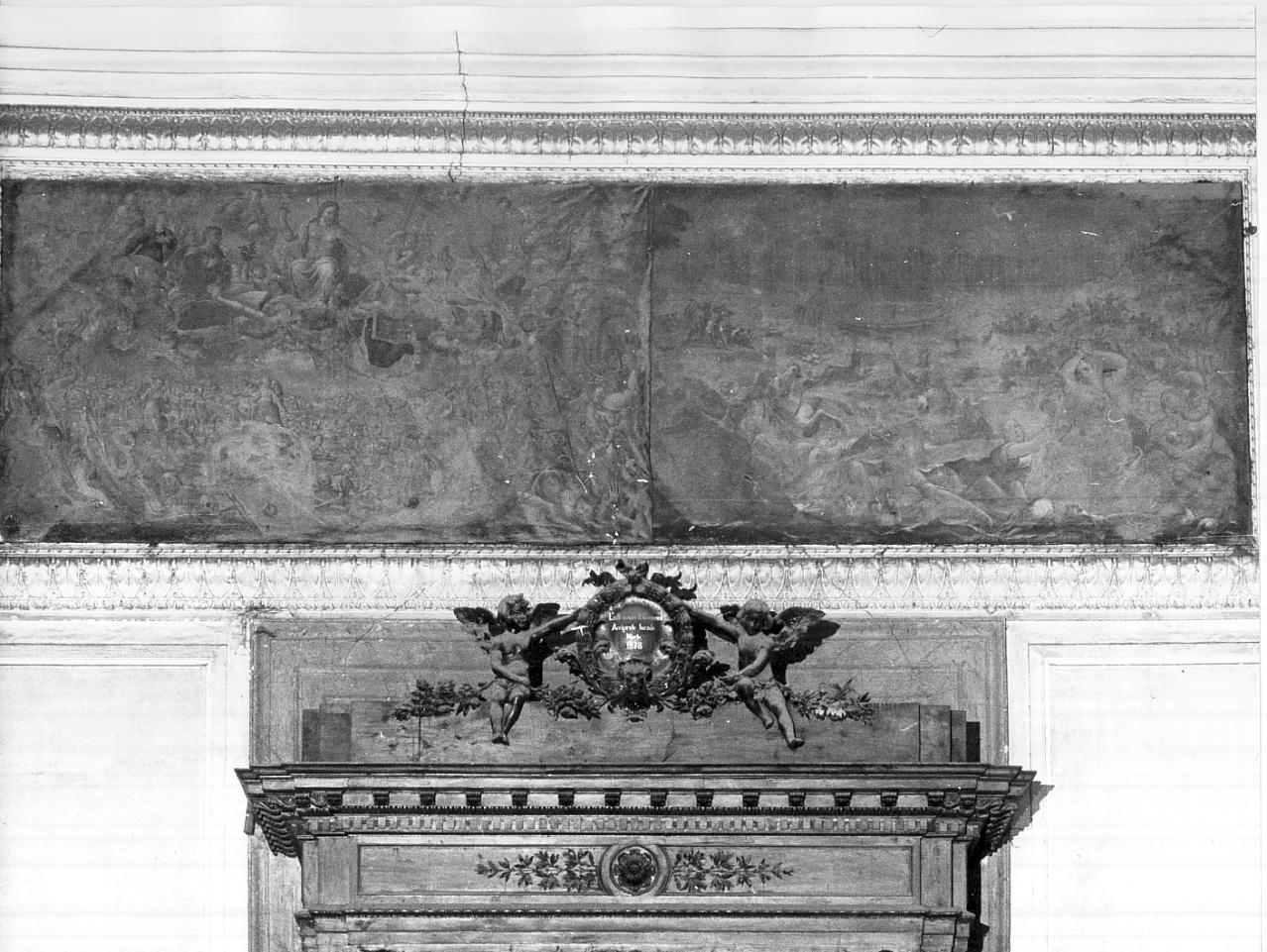 Giudizio Universale (dipinto, opera isolata) - ambito italiano (sec. XVIII)