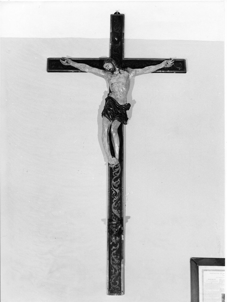 crocifisso, opera isolata - ambito mantovano (seconda metà sec. XVIII)