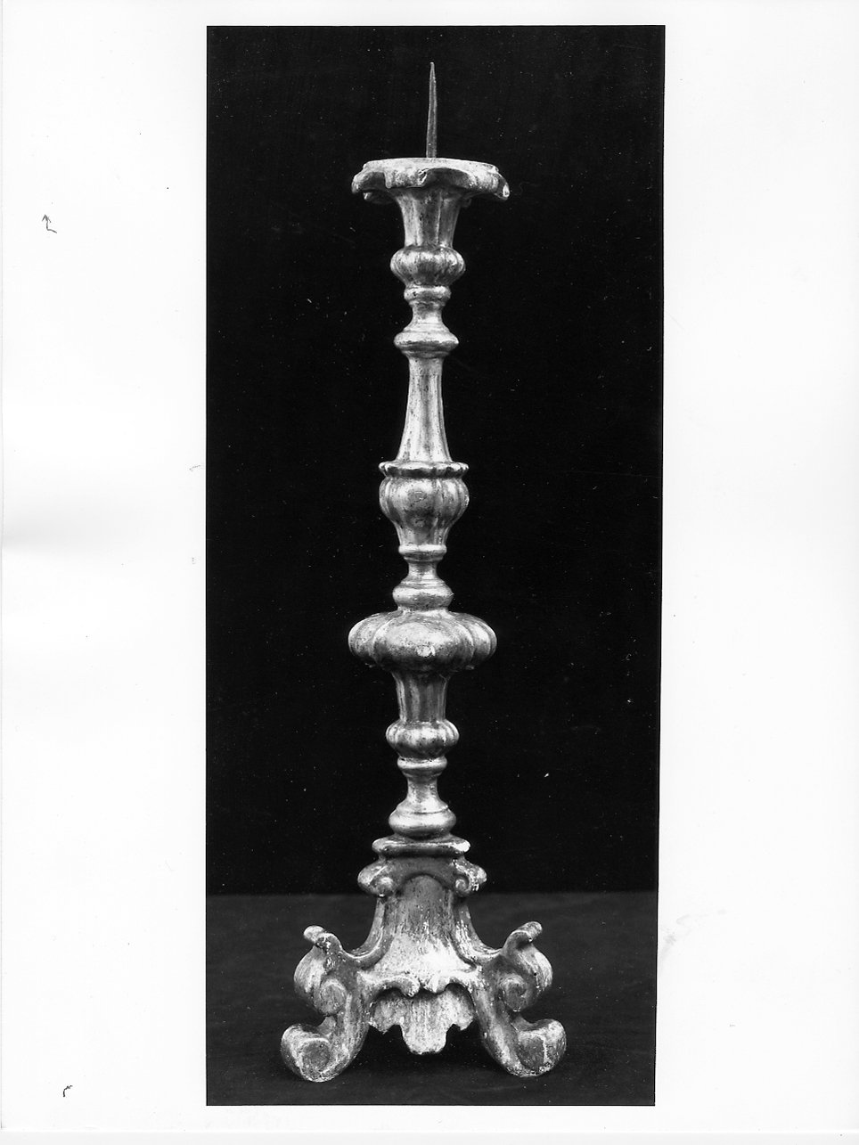 candeliere d'altare, serie - ambito mantovano (sec. XIX)