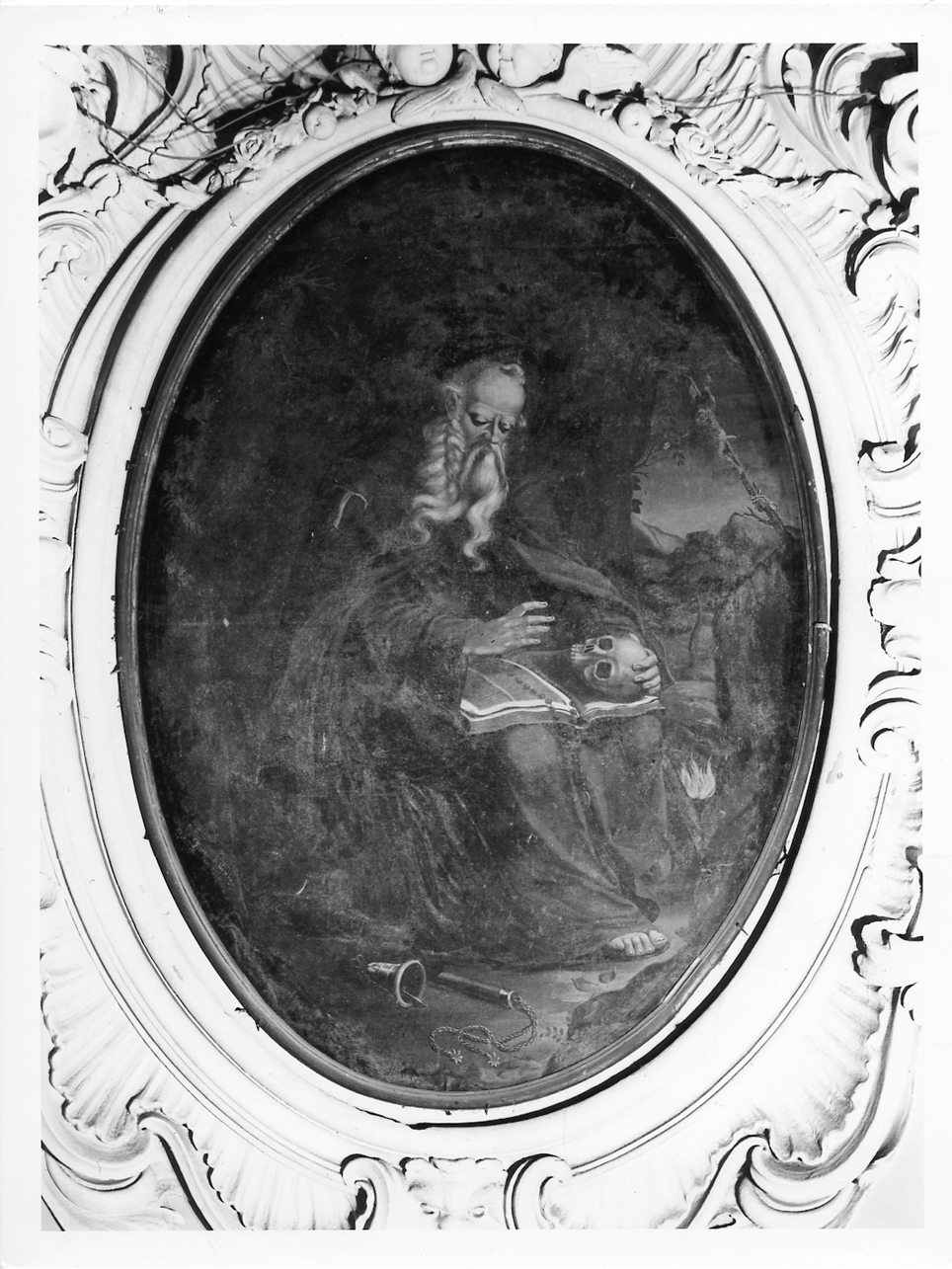 Sant'Antonio Abate (dipinto, opera isolata) di Testoni Pietro (sec. XIX)