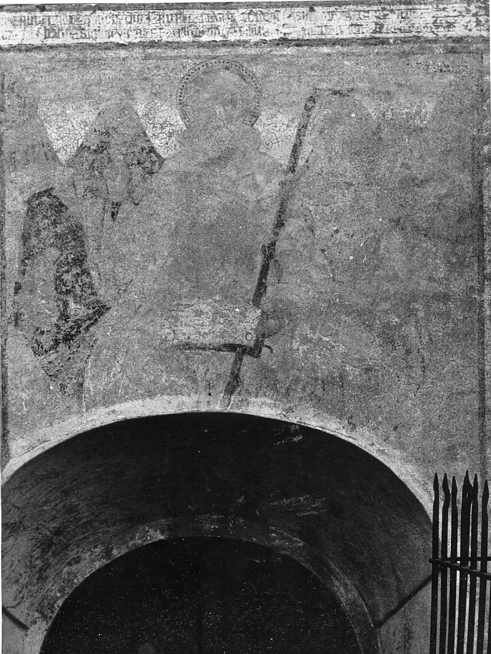 Cristo risorto (dipinto, elemento d'insieme) - ambito bresciano (fine/inizio secc. XV/ XVI)