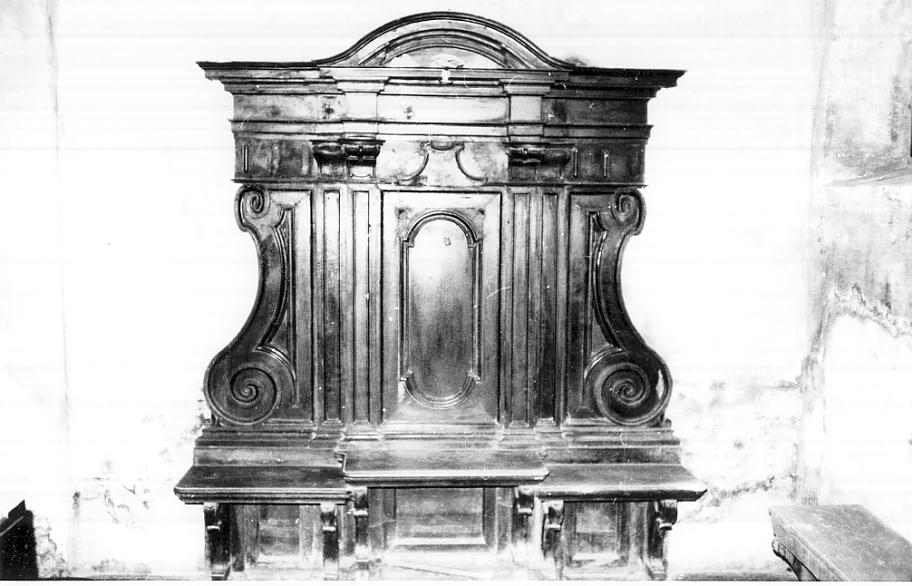 sedile, opera isolata - ambito bresciano (inizio sec. XVIII)