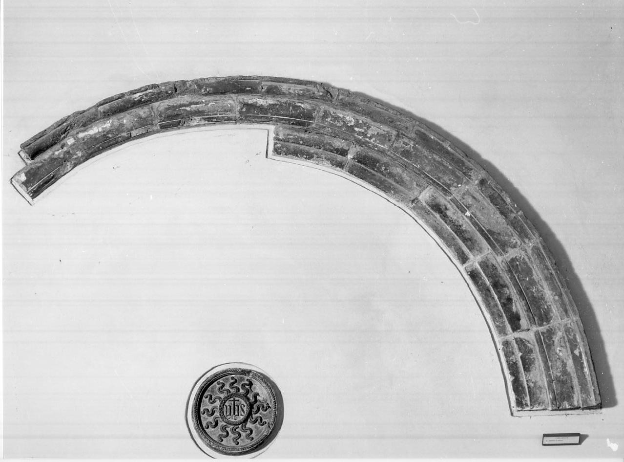 mostra di portale, frammento - ambito italiano (seconda metà sec. XV)