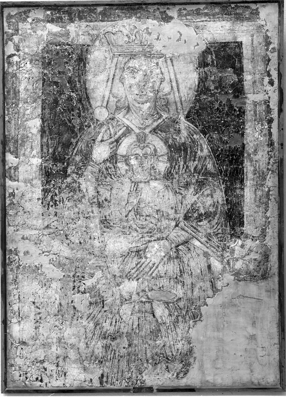 Madonna con Bambino (dipinto, opera isolata) - ambito italiano (sec. XIII)