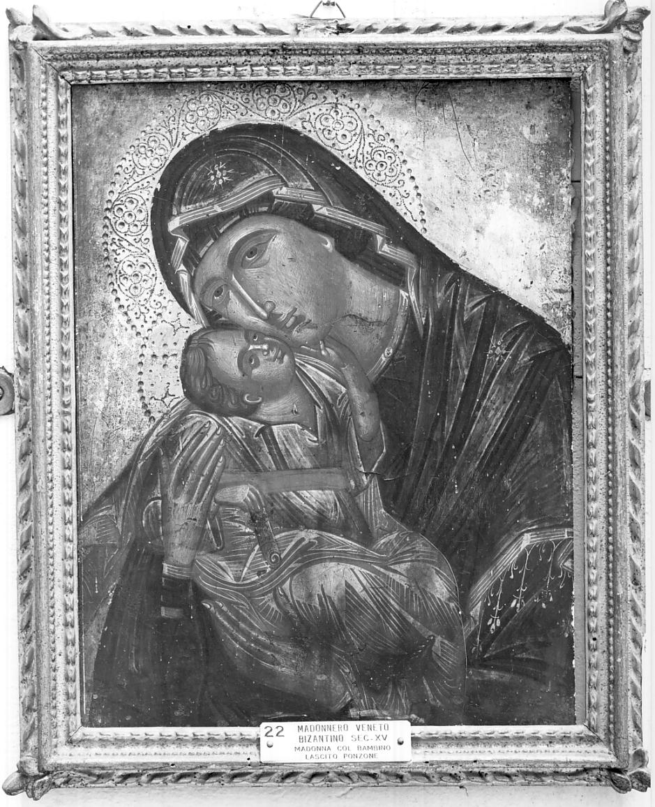 Madonna con Bambino (dipinto, opera isolata) - ambito italiano (sec. XV)