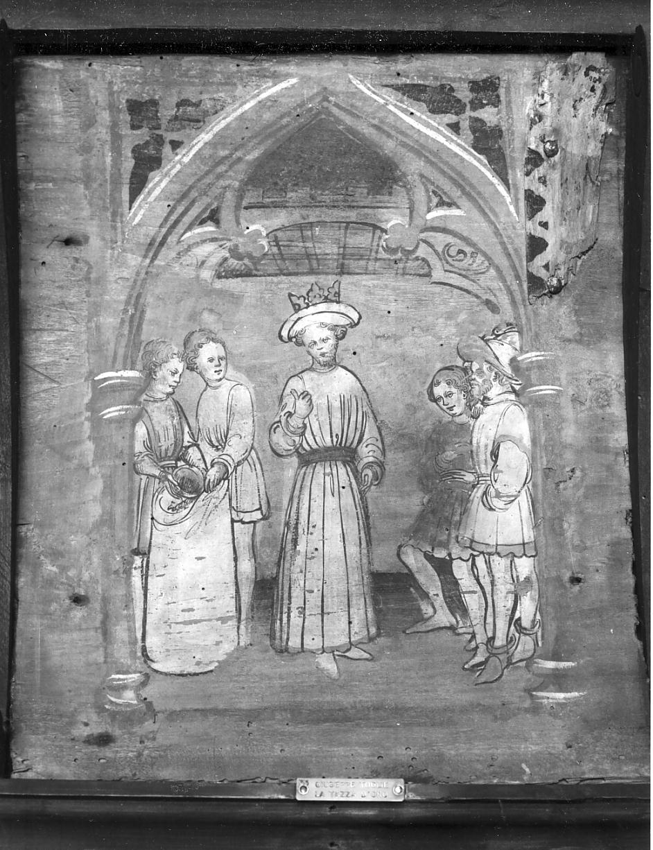 Giuseppe toglie la tazza d'oro (dipinto, elemento d'insieme) di Bembo Bonifacio (sec. XV)