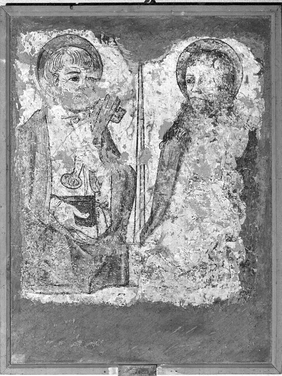 San Pietro e San Paolo (dipinto, opera isolata) - ambito italiano (seconda metà sec. XV)