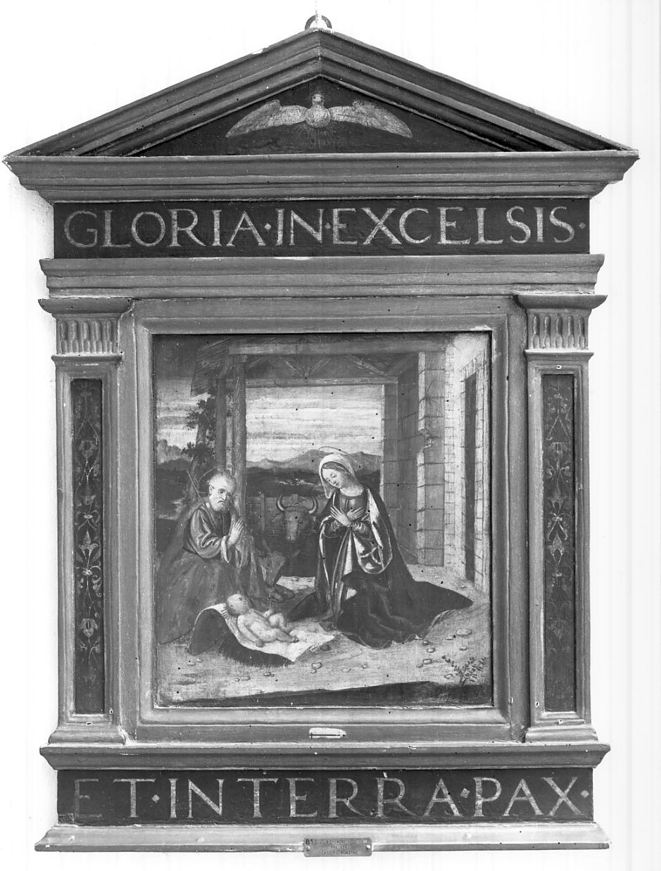 presepe (dipinto, opera isolata) - ambito italiano (prima metà sec. XVI)