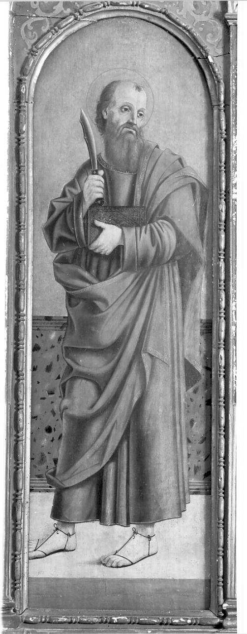 San Giacomo Maggiore (dipinto, elemento d'insieme) di Mazzola Filippo (fine sec. XV)