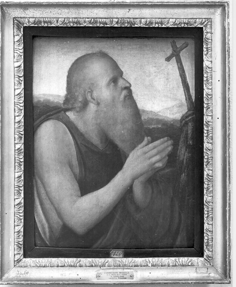 San Girolamo (dipinto, opera isolata) di Bissolo Francesco (fine/inizio secc. XV/ XVI)