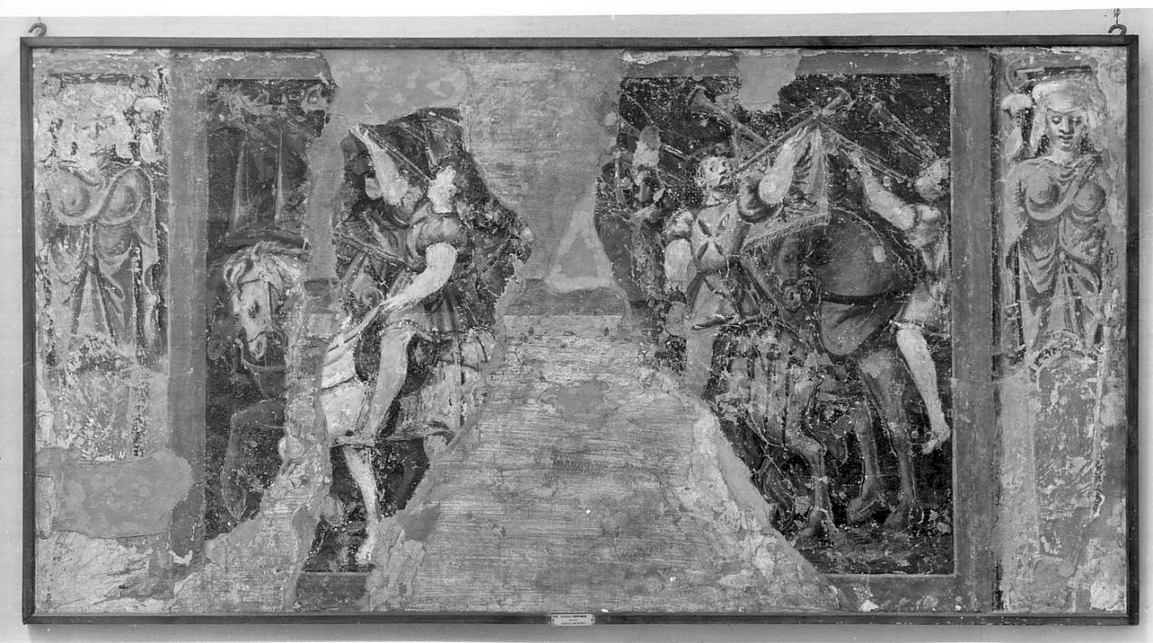 seguito di un trionfo (dipinto, opera isolata) - ambito italiano (prima metà sec. XVI)