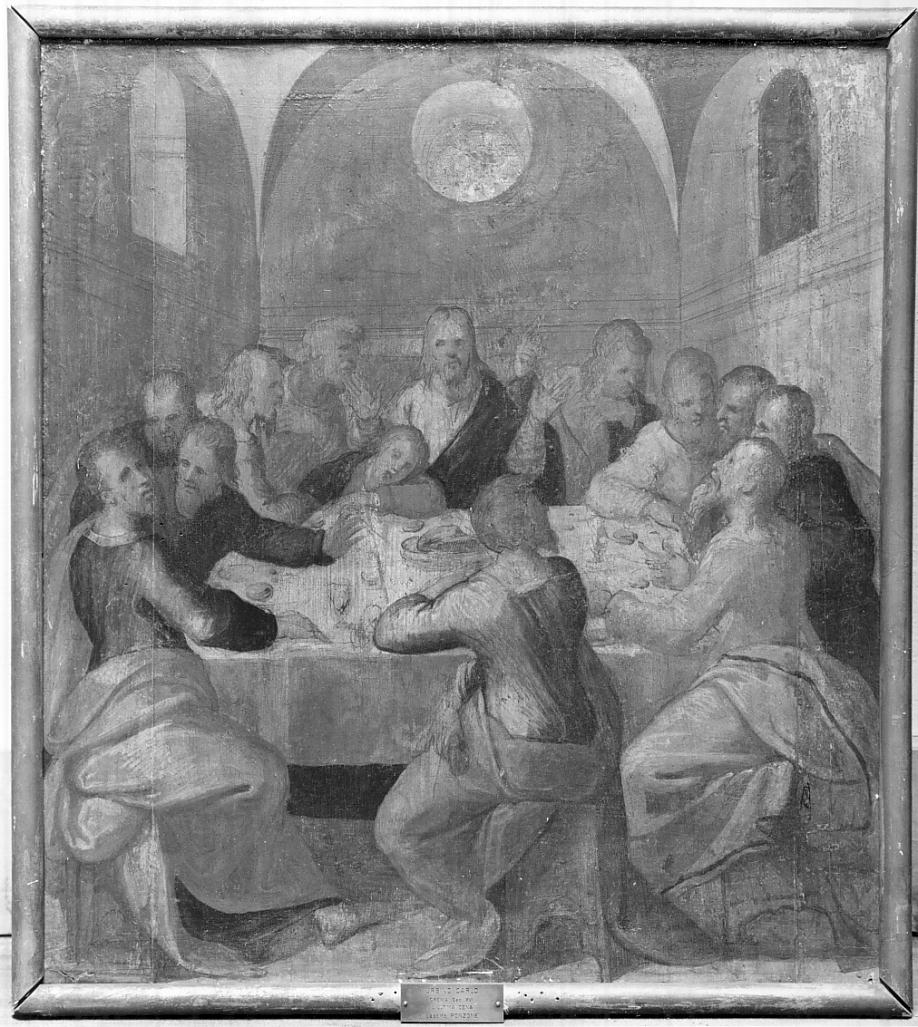 ultima cena (dipinto, opera isolata) - ambito italiano (prima metà sec. XVI)
