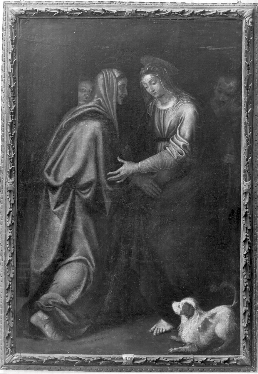 visitazione (dipinto, opera isolata) di Campi Antonio (seconda metà sec. XVI)