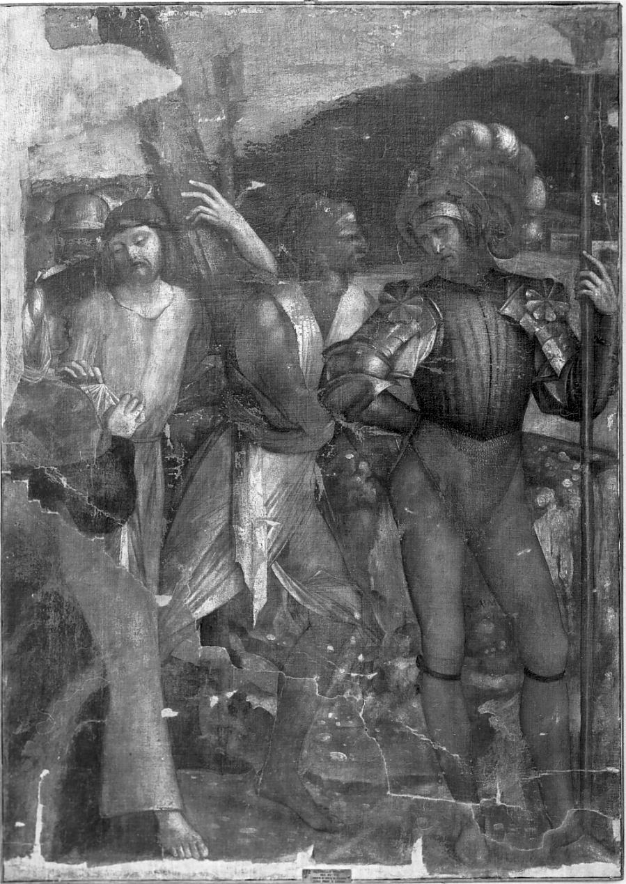 andata di Cristo al Calvario (dipinto, opera isolata) di Meloni Altobello (inizio sec. XVI)