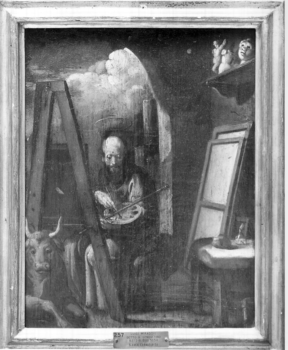 San Luca Evangelista (dipinto, opera isolata) di Miradori Luigi detto Genovesino (sec. XVII)