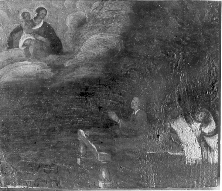 Ex voto: Malata a letto (dipinto, opera isolata) - ambito bresciano (sec. XVII)