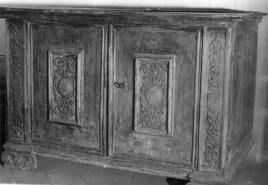 mobile da sacrestia, opera isolata - ambito bresciano (sec. XVII)