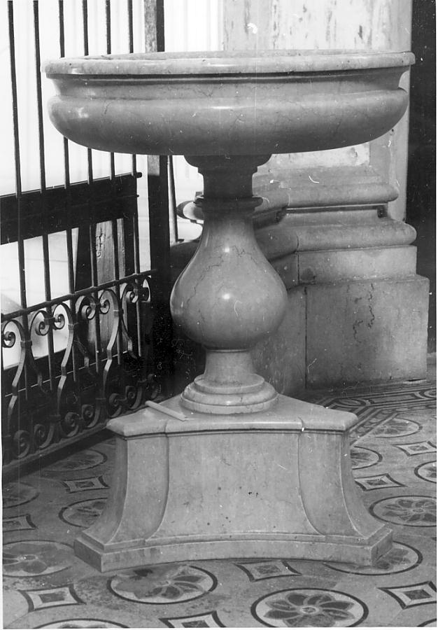 acquasantiera, coppia - ambito bresciano (sec. XVII)