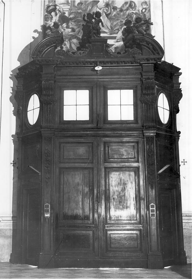 bussola d'ingresso, opera isolata - ambito italiano (inizio sec. XIX)