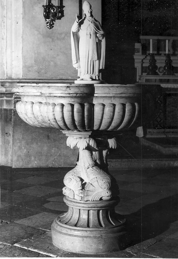 acquasantiera, opera isolata - ambito bresciano (sec. XIX)