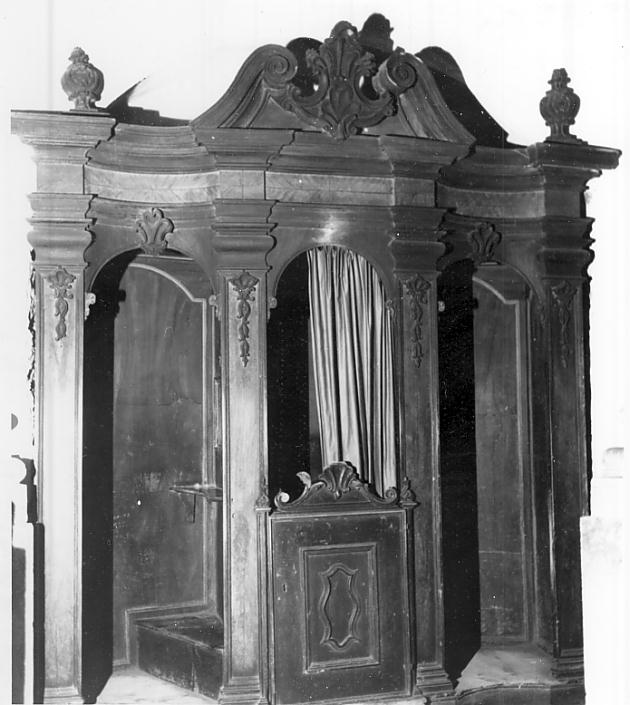 confessionale, opera isolata - ambito italiano (sec. XIX)