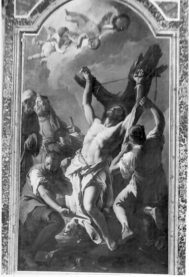 martirio di San Bartolomeo (dipinto, opera isolata) di Lenetti Antonio (attribuito) (sec. XVIII)