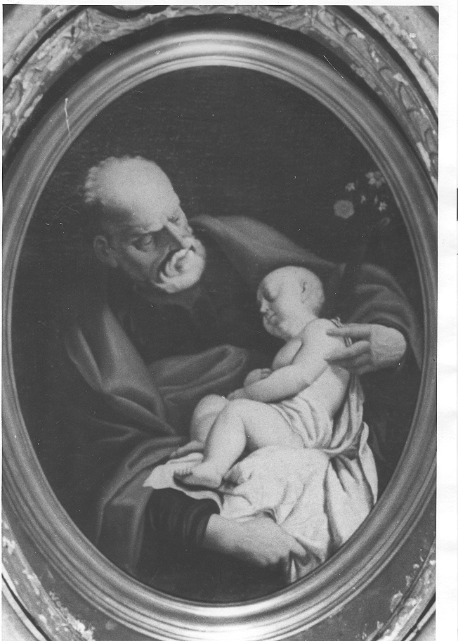 S. Giuseppe e Gesù Bambino (dipinto, opera isolata) - ambito italiano (sec. XVIII)