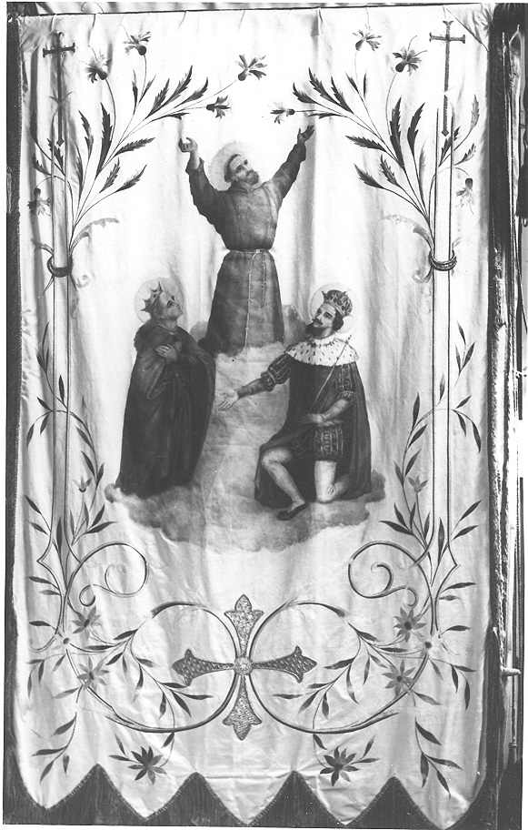 Santi (stendardo, opera isolata) - ambito italiano (seconda metà sec. XIX)