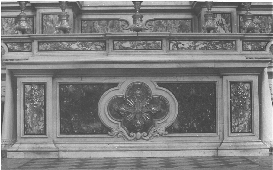 paliotto, opera isolata - ambito italiano (sec. XVII)