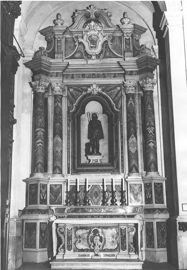 San Rocco (altare, opera isolata) - ambito italiano (sec. XVIII)