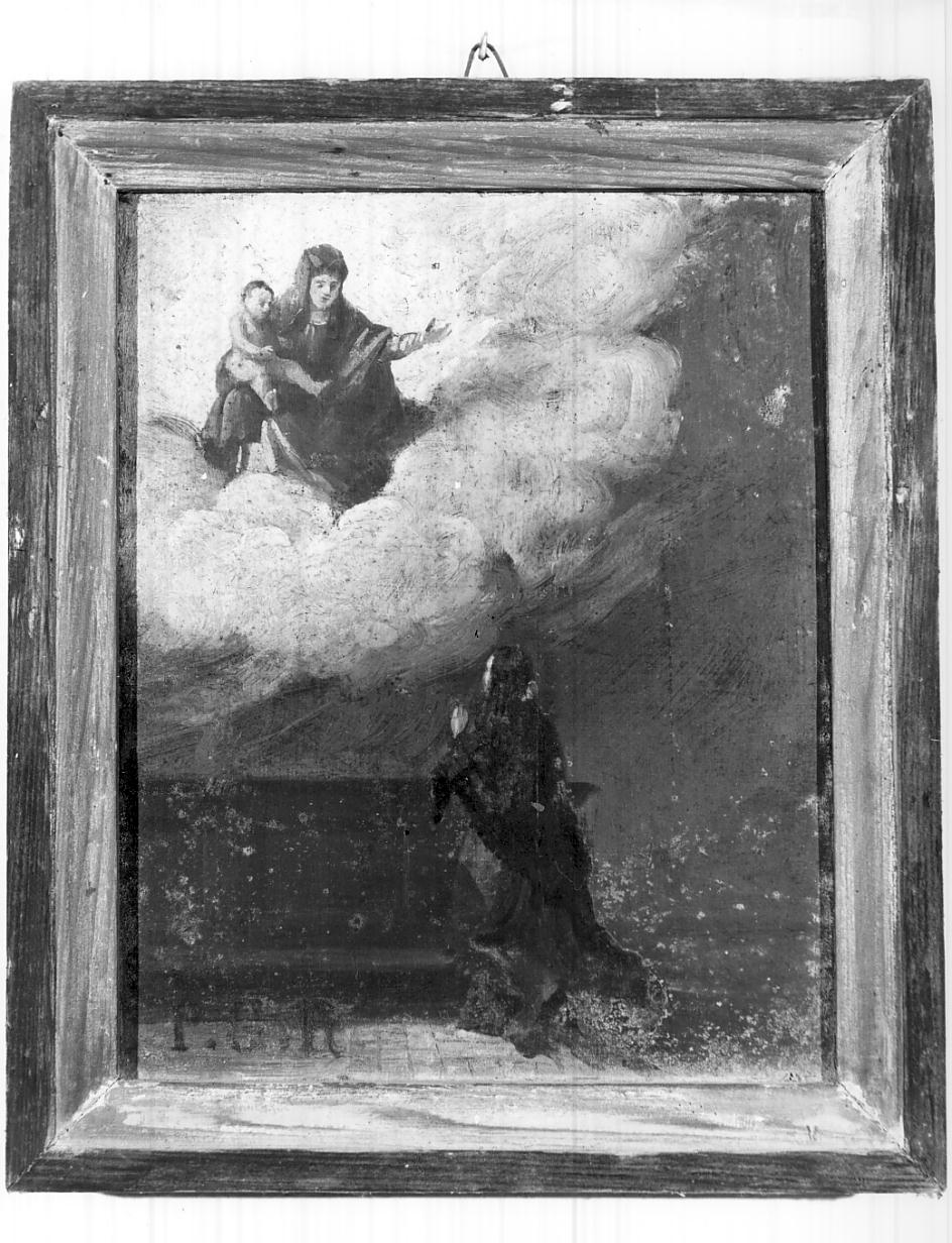 la Vergine e una devota (ex voto, opera isolata) - ambito italiano (prima metà sec. XX)