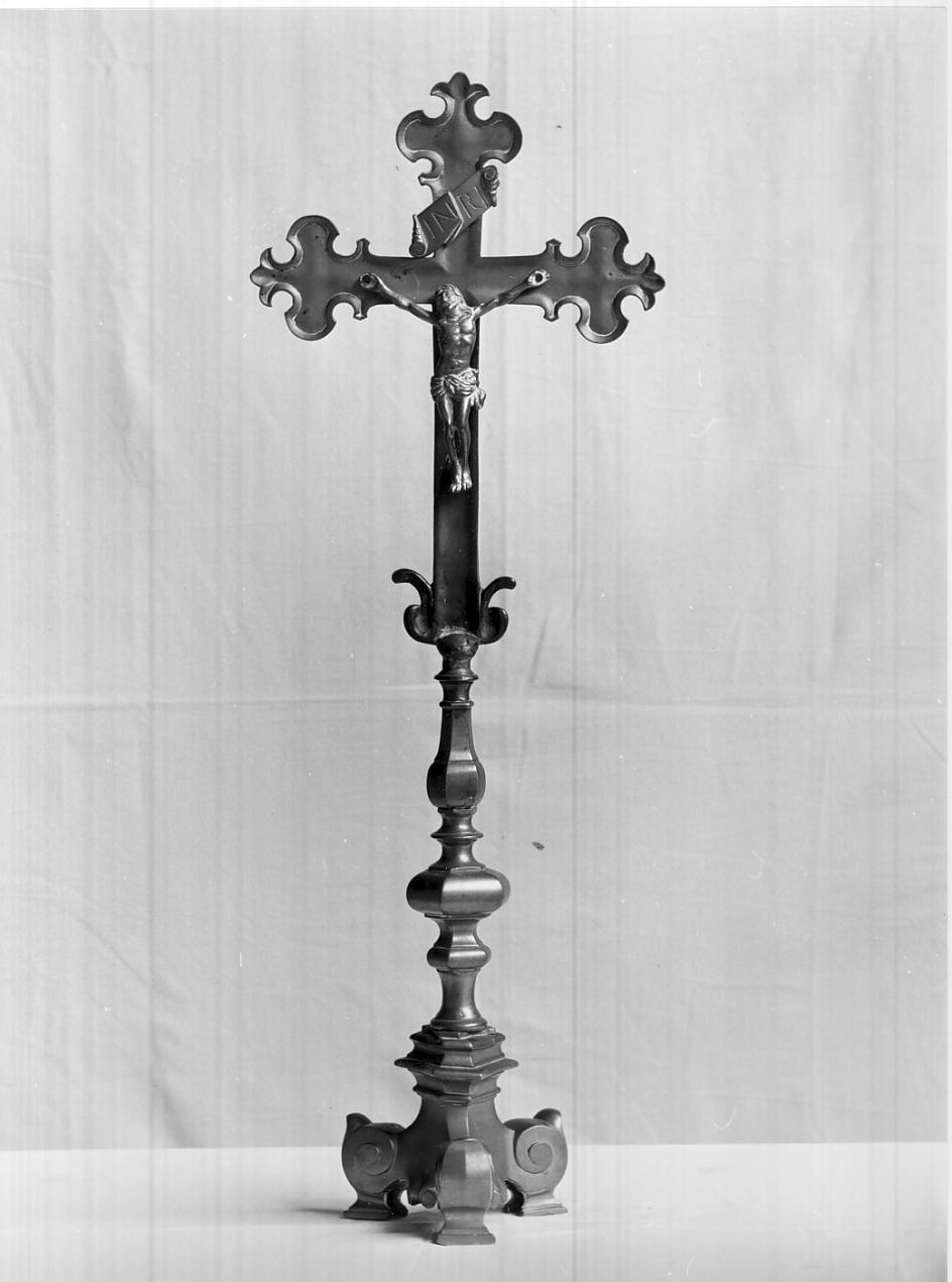 crocifisso, opera isolata - ambito italiano (fine sec. XVII)