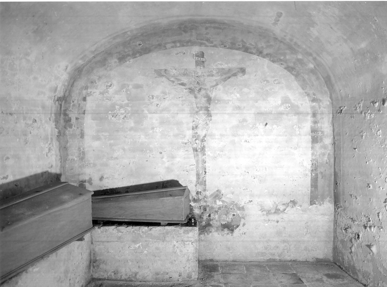 Cristo crocifisso (dipinto, opera isolata) - ambito italiano (prima metà sec. XVII)